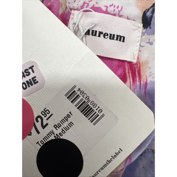 Aureum Tommy Romper Womens Medium Multi Tie in Front Babydoll Y2K‎ - Picture 10 of 13